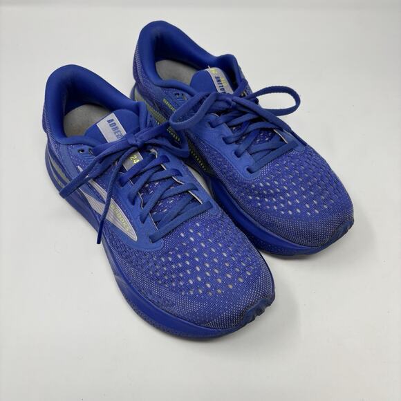 Brooks Women's Adrenaline GTS 24 Lace Up Shoes Blue/Purple Medium B Size:8 - Picture 1 of 7